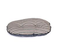 Danish Design Rustic Stripes Denim Quilted Mattress 40in