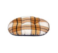 Danish Design Sand Bowmore Brushed Check Design Dog/Puppy Sand Quilted Mattress Small 21in