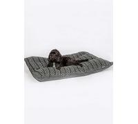 Danish Design Fleece Charcoal Arrows Deep Duvet for Dogs - Medium