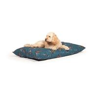 Danish Design Dog/Puppy Duvet Teal Woodland Hare Deep Filled, Machine Washable, Large