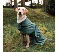 Danish Design Towelling Dog Robe - Navy - Size: Dog 60cm - Dog Jackets