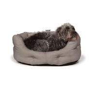Danish Design Vintage Dogstooth Grey Machine Washable Removable Mattress Dog/Puppy Deluxe Slumber Bed 24 Inch 61 cm