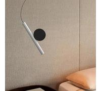 Danish Designer Pendant Light | Minimalist LED Neutral Light Hanging Lamp | Adjustable Multi-Angle Chandelier | Modern Fishing Line Headboard Lighting for Bedroom & Bar