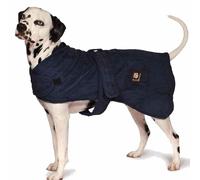 Danish Design Navy Blue Ultra Absorbent Adjustable Drying Toweling Robe 12 Inch/30 cm