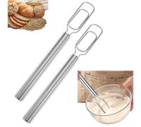 Danish Dough Whisk, Danish DoughWhisk for Sourdough Starter, Stainless Steel Sourdough Starter Spatula & Dough Mixer, Bread Whisk for Cooking, Whisking, Sourdoughs, Pizza, Mixing Whisking Tool