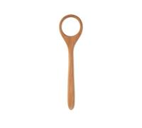 Danish Dough Whisk Long Handle Dutch Dough Mixer Hook Non-Slip Comfortable Wood Dough Stirrer for Cake Pizza and Biscuits
