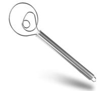 Danish Dough Whisk, Stainless Steel Dutch Bread Mixer, Blender Admixer for Cake Dessert Bread Pizza Pastry Food