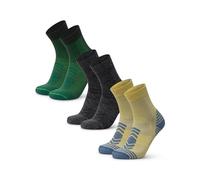 DANISH ENDURANCE 3 Pairs Lightweight Merino Wool Anti Blisters Hiking Socks Men Women
