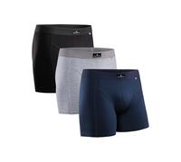 DANISH ENDURANCE Cotton Boxers for Men with Optional Fly, Stretchy Men's Underwear Trunks, 3 or 10 Pack, Multicolour: Black, Navy, Grey, 4XL