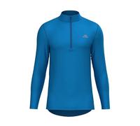 DANISH ENDURANCE Cycling Jersey Long Sleeved, Rear Pockets, Reflective Details, for Men, Blue, L