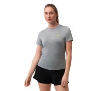 DANISH ENDURANCE Gym Sports T-Shirt, Workout & Sports Top, Lightweight, for Women, Grey Melange, M