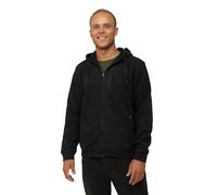 DANISH ENDURANCE High Pile Fleece Jacket, Ajustable Hood, Zip Pockets, for Men, Black, 3XL