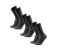 DANISH ENDURANCE Hiking Socks, Breathable Merino Wool Walking Socks, for Men & Women, Unisex, 3 or 5 Pack, Forest Green, 3-5