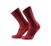 DANISH ENDURANCE Hiking Socks, Breathable Merino Wool Walking Socks, for Men & Women, Unisex, Wine Red, 9-12