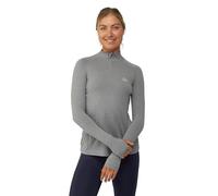 DANISH ENDURANCE Long Sleeved Sports Top, Workout Shirt, Running, for Women, Grey Mélange, L