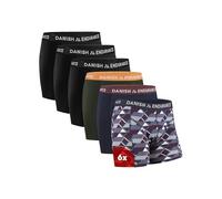 DANISH ENDURANCE Mens Boxer Briefs, Soft Cotton, w/or w/o Fly, 6 & 10-Pack, Multi, L