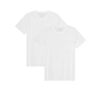 DANISH ENDURANCE Men's T-Shirts, Organic Cotton T-Shirts for Men, Multipack, Crew Neck, Short Sleeve, Premium Soft Blend, 2-Pack - Pure White, XXL