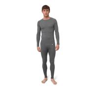 DANISH ENDURANCE Merino Wool Base Layer Men, Thermal Set Men, Long Johns & Long Sleeve Top, Thermal Underwear, Dark Grey, S