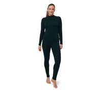 DANISH ENDURANCE Merino Wool Base Layer Set 250g/m² Heavyweight for Women, Extreme Warm Thermal Underwear Set, Dark Green, XXL