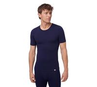 DANISH ENDURANCE Merino Wool Base Layer T-Shirt for Hiking & Outdoors, Mens Thermal Top, Breathable Undershirt, Dark Navy, 3XL