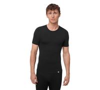 DANISH ENDURANCE Merino Wool Base Layer T-Shirt for Hiking & Outdoors, Mens Thermal Top, Breathable Undershirt, Black, L