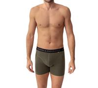 DANISH ENDURANCE Merino Wool Boxers, Odour Resistant, Anti Chafing Hiking Boxers, Optional Fly, 1 or 2 Pack, Green Melange, XXL