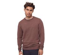 DANISH ENDURANCE Merino Wool Jumper Cashmere Blend, Premium Knit Crew Neck Pullover, Luxuriously Soft, for Men Brown XXL