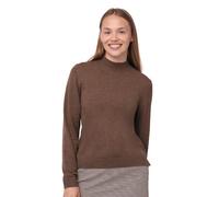 DANISH ENDURANCE Merino Wool Jumper with Cashmere Blend, Premium Knit Mock Neck Sweaters for Women, Luxuriously Soft