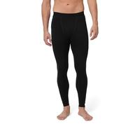 DANISH ENDURANCE Merino Wool Long Johns for Men for The Extreme Cold, Men's Thermal Leggings for Winter, Black, L
