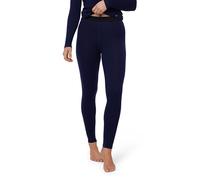 DANISH ENDURANCE Merino Wool Thermal Leggins 250g/m² Heavyweight for Women, Extreme Warm Thermal Tights, Dark Navy, L