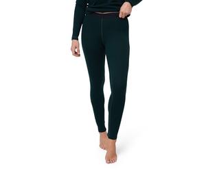 DANISH ENDURANCE Merino Wool Thermal Leggins 250g/m² Heavyweight for Women, Extreme Warm Thermal Tights, Dark Green, L