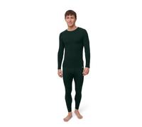 DANISH ENDURANCE Merino Wool Thermal Set for Men, Midweight 180 GSM | Merino Wool Base Layer Men, Breathable & Odour-Resistant for Balanced Warmth, Mulesing-Free, for Active Winter Days