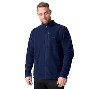 DANISH ENDURANCE Micro Fleece Jacket, Full-Zip, Collar Neck, Zip Pocket, for Men, Navy, XL