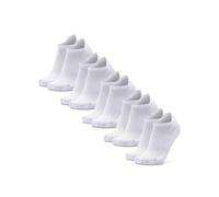 DANISH ENDURANCE Running Socks, Breathable Trainer Socks for Gym, Low-Cut for Men & Women, Unisex, 3 or 5 Pack, White, 3-5