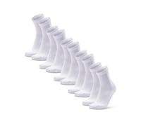 DANISH ENDURANCE Running Socks Precision-Fit, Lightweight, for Men & Women, Unisex, 3 & 5 Pack, White 5-pack, 9-12