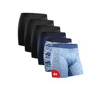 DANISH ENDURANCE Sports Boxers for Men, Anti Chafing Men's Boxer Shorts for Running, with Pouch, Moisture Wicking, Dry Fit, with Regular or Long Leg, 6 Pack