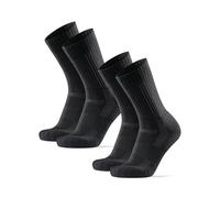 DANISH ENDURANCE Terrain Expert Pro Hiking Socks, Merino Wool, Maximum Protection, Men & Women, Unisex, 2 Pack, Black, 39-42