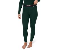 DANISH ENDURANCE Merino Wool Thermal Leggings 180g/m² Midweight, for Winter Sports, Warm Base Layer Tights, Dark Green, L