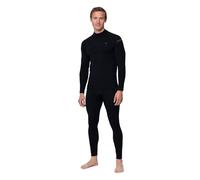 DANISH ENDURANCE Thermals Men, Merino Wool Base Layer Men, Extreme Warm Set, Thermal Top and Long Johns, Black, XXL
