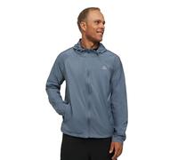 DANISH ENDURANCE Windbreaker Jacket, Packaway Running Jacket Mens, Lightweight Windcheater Jackets for Men, with Hood, Sea Blue, M