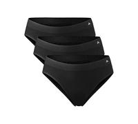 DANISH ENDURANCE Women's Seamless Bamboo Bikini Panties, Soft Bamboo Knickers 3 Pack, Black, #N/A