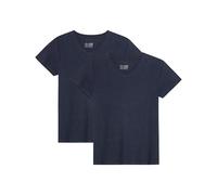 DANISH ENDURANCE Womens T Shirts, Organic Cotton Ladies Tops, Soft V-Neck T-Shirts for Women, Multipack, Short Sleeve, 1 & 2-Pack