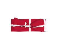 Danish flag Baby Bow Headband, Soft Stretchy Hair Band for Newborns and Infants, Cute Bow Knot Headwear for Parties and Gifting