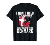 Danish Flag I Denmark Flag I Vacation Denmark T-Shirt