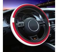 Danish flag Print Steering wheel cover with Breathable Anti-slip Universal Protective Cover,38 cm