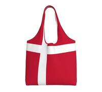 Danish flag Printed canvas bag Women's fashionable shoulder bag