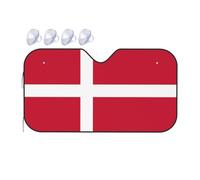 Danish Flag Small Printed car Front Windshield Sunshade - car Window Sunshade, Quick Cooling 15â„ƒ