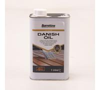 Barrettine Premier Danish Oil (1L) - Water Repellent Danish Oil for Wood Turning, Scandinavian Furnishings, Door, Panelling & More, Enhances Natural Appearance of Wooden Surface