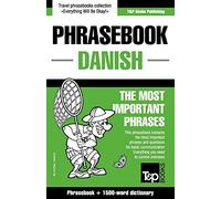 Danish phrasebook and 1500-word dictionary: 88 (American English Collection)