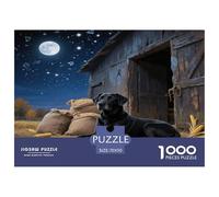 Danish Swedish Farm Dog 1000 Piece Jigsaw Puzzles Fun Challenging Modern Pet Dog Classic Educational Games Beautiful Decoration For Children And Adults Aged 14 And Over 70x50cm/1000pcs